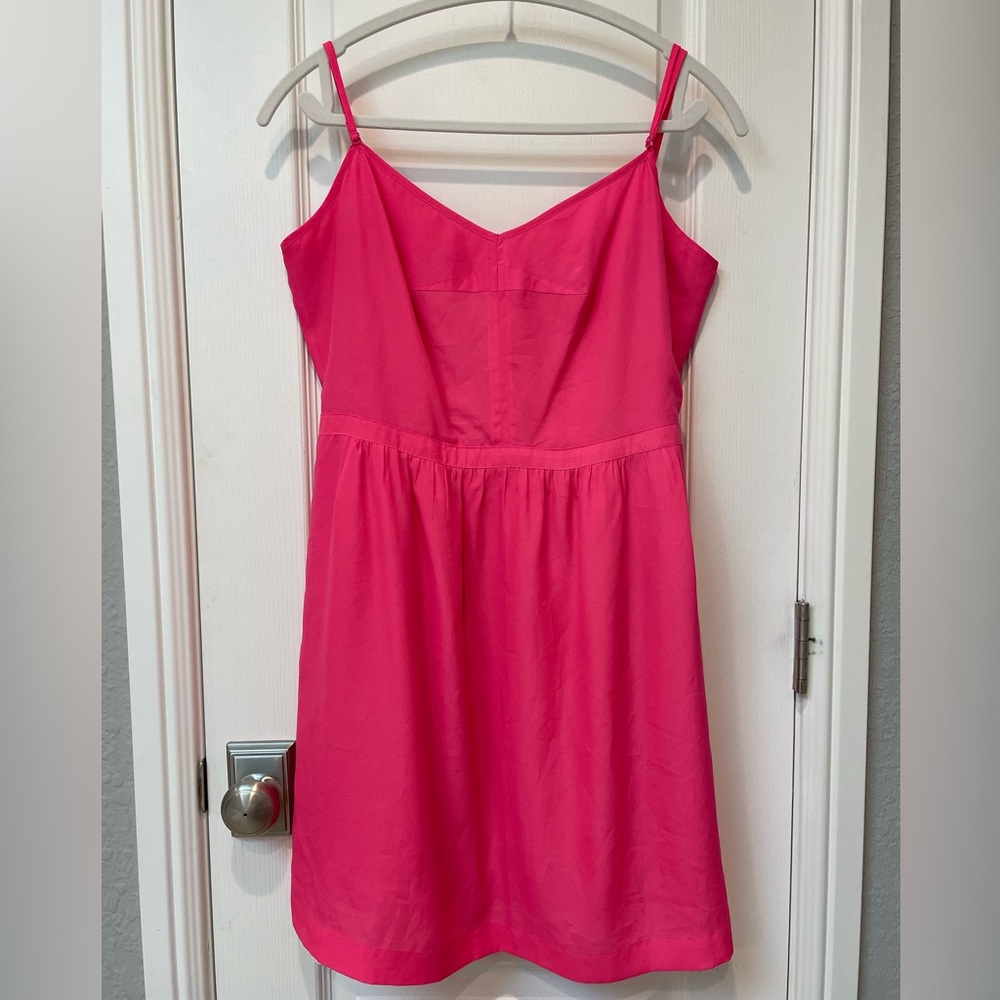 J. Crew Hot Pink Summer Dress Size 14